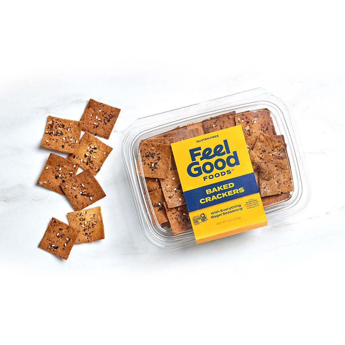 Feel Good SnacksTM Baked Crackers