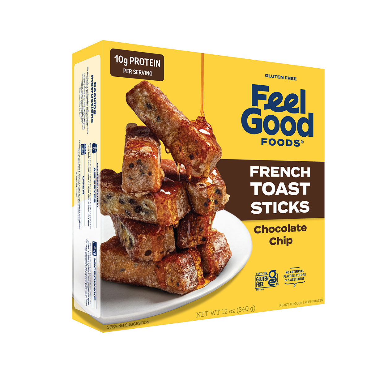French Toast Sticks - High Protein Chocolate Chip