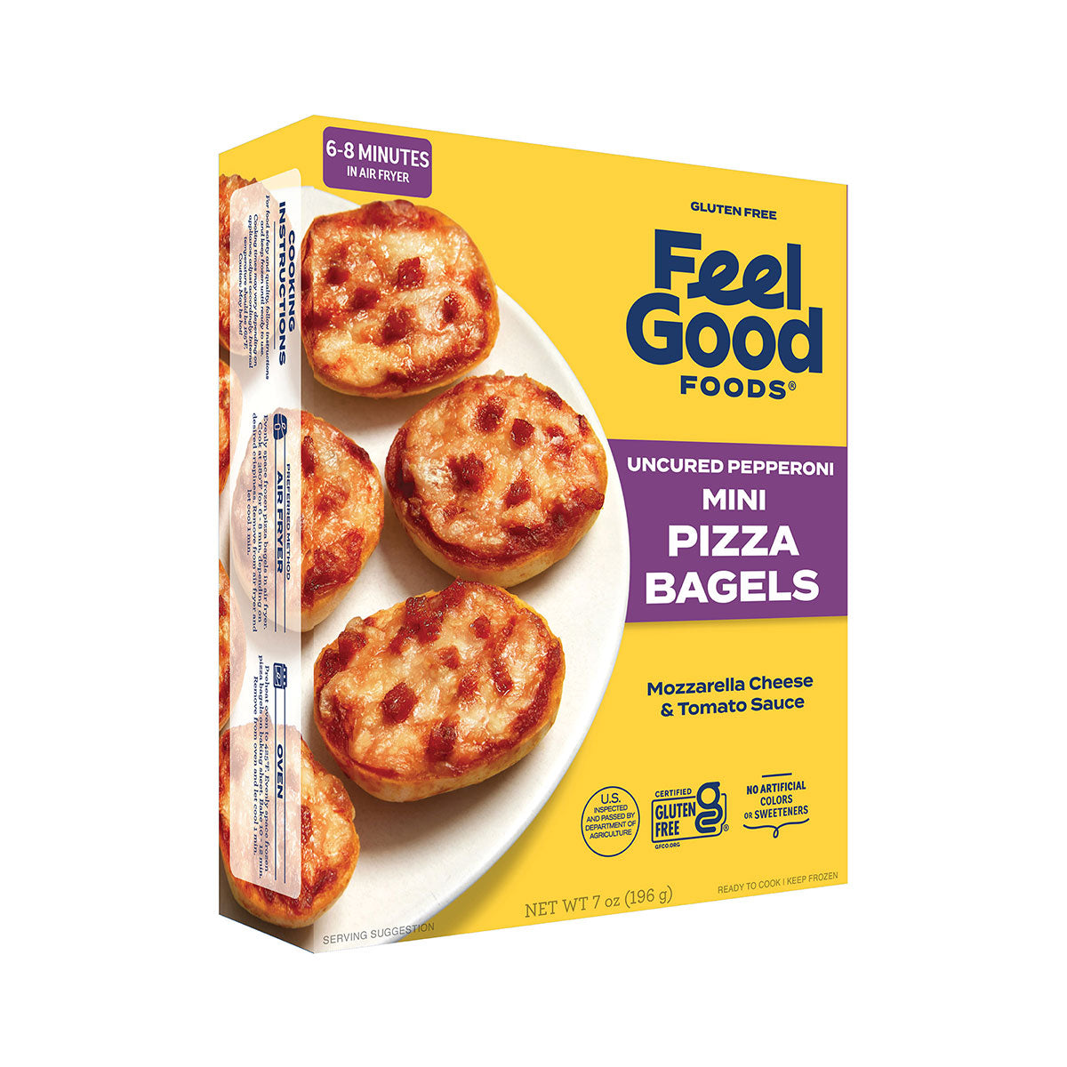 Uncured Pepperoni Mini Pizza Bagels