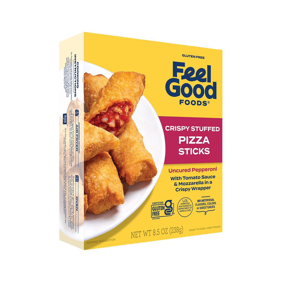 Crispy Pepperoni Stuffed Pizza Stick