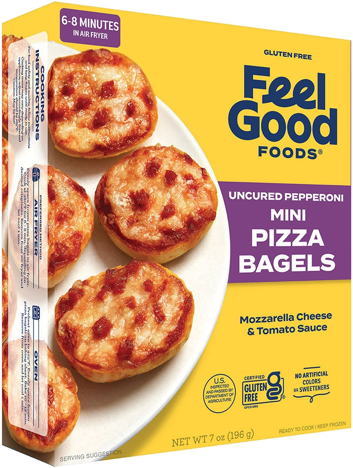 Uncured Pepperoni Mini Pizza Bagels