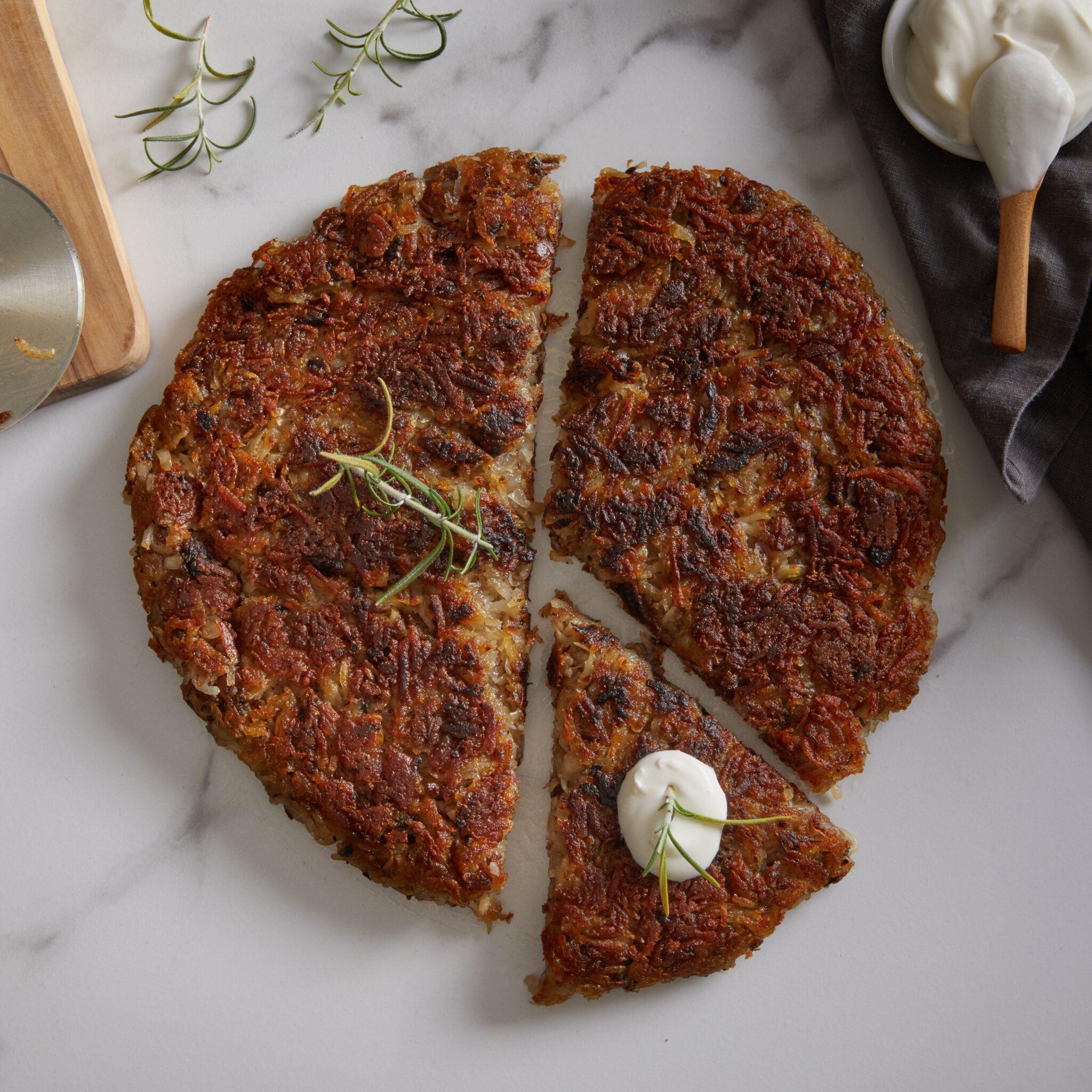 This horseradish potato rosti is great for any meal.